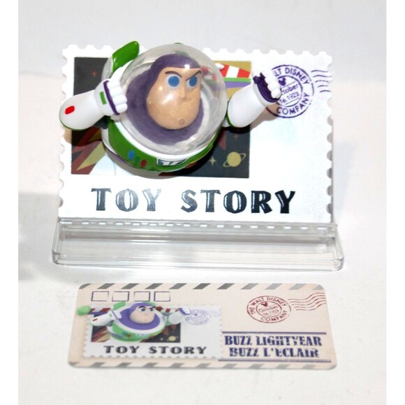 Miniso Disney 100 Years Of Wonder Retro Stamp Series Buzz Lightyear Toy Figure - Picture 1 of 8